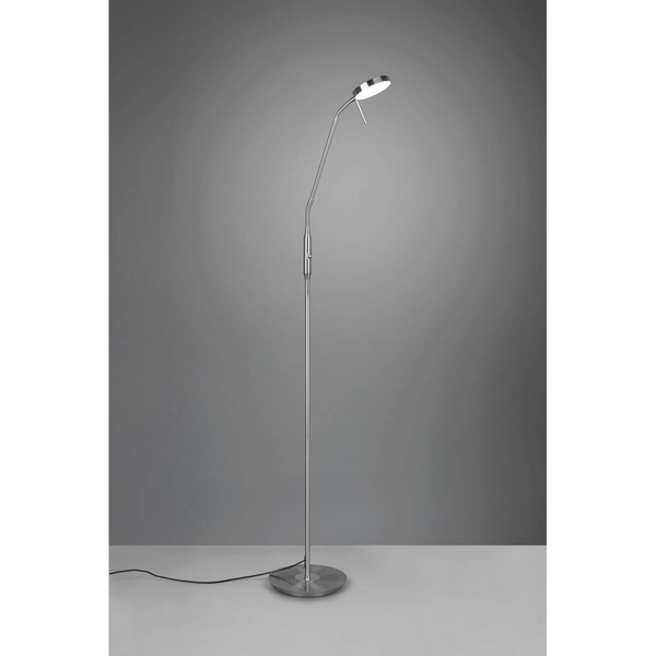 Lampa podłogowa ze ściemniaczem NEMIO DL107423310 LED 12W 2300-4000K srebrny