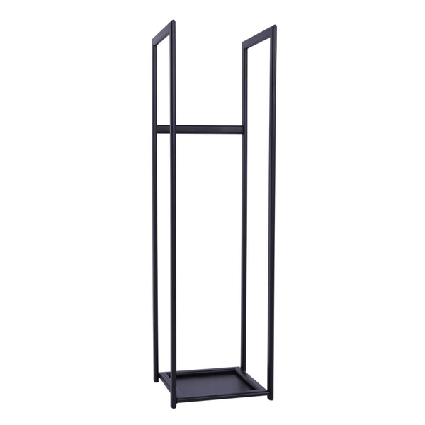 Industrialny stojak na drewno Kaja Home KS-13 STOJAK WOOD M metalowy czarny