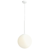 Lampa wisząca BOSSO 1087G Aldex szklana kula biała