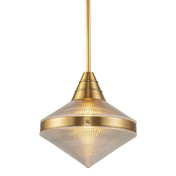 Wisząca lampa vintage Willard QN-WILLARD-P-VBS-PG mosiądz