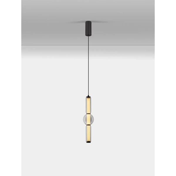 Lampa wisząca nad stół GLORICA LE45192 LED 15W 3000K tuba szara