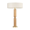 Ekologiczna stołowa lampa Natura NAT-LG-1 (ZM) II drewniana lniana