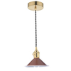 Lampa wisząca do salonu Hadano HAD0140-08 mosiądz ceglany
