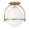 Nowoczesna lampa sufitowa QN-SOMERSET-F-O-HB mosiądz