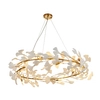 Ceramiczna lampa zwisowa Botanika XY080P-100 liście złota biała