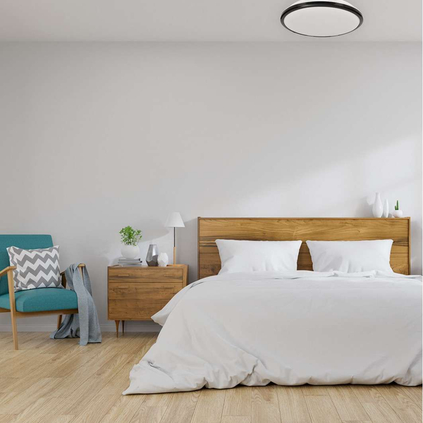 Plafon LAMPA sufitowa TERMA ML6404 Milagro metalowa OPRAWA okrągła LED 28W 4000K do łazienki IP44 czarna