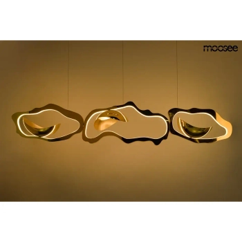 Potrójna lampa wisząca CHAIN złota MSE1501100588 3xLED 54W 3000K nad stół