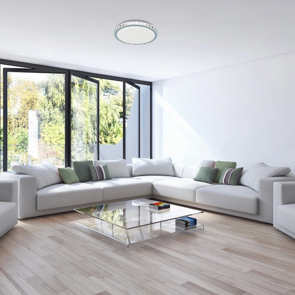 Plafon glamour Cressida 2420 LED 24W 4000K okrągła lampa sufitowa chrom