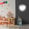 Lampa natynkowa do przedpokoju Heart 5925 serce metalowa biała