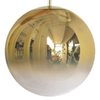 Loftowa LAMPA wisząca PALLA LP-2844/1P GD Light Prestige szklana OPRAWA ball ZWIS kula złota przezroczysta