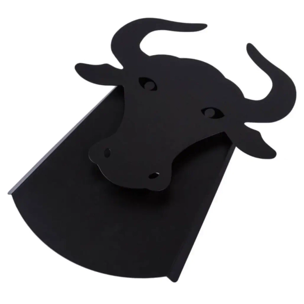 Lampa ścienna ORIGAMI BULL-B metalowa kinkiet LED 6W 3000K byk czarny