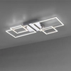 Sufitowa lampa geometryczna IVEN 14030-55 LED 40W 3000K srebrny biały