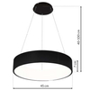 LAMPA wisząca OHIO ML6358 Milagro metalowa OPRAWA okrągła LED 24W 4000K zwis czarny