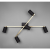 Lampa sufitowa VANTOS DL580612400 Trio regulowana sople czarna złota