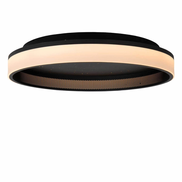 Ściemnialny plafon Estreja 71102/40/30 LED 40+10W 2500-3000K czarny