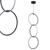Pierścieniowy zwis Coco ST-10339P/3H Step LED 43W 3000K koła czarne