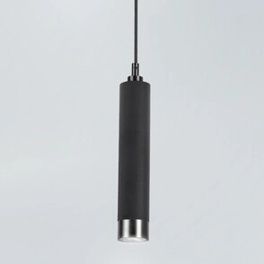 Nowoczesna LAMPA wisząca ZIRCON 5076 Rabalux minimalistyczny ZWIS tuba metalowa czarna