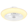 Sufitowa lampa wentylator Lafee 03632W LED 18W 3000K okrągły biały