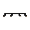 Sufitowy plafon Nesto SPL-23436-4-BK Italux do łazienki punktowy czarny