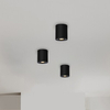 Minimalistyczny downlight natynkowy Kobald 2047 czarny spot nad blat