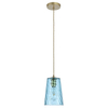 LAMPA wisząca AZURINE 5226 Rabalux szklana OPRAWA zwis niebieski złoty