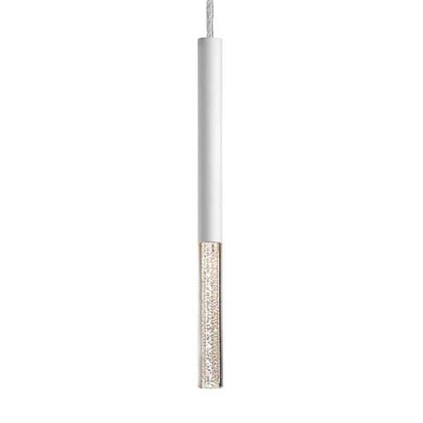 Lampa wisząca salonowa ONE P0461-01E-S8S8 LED 5W 3000K sopel kryształ biała