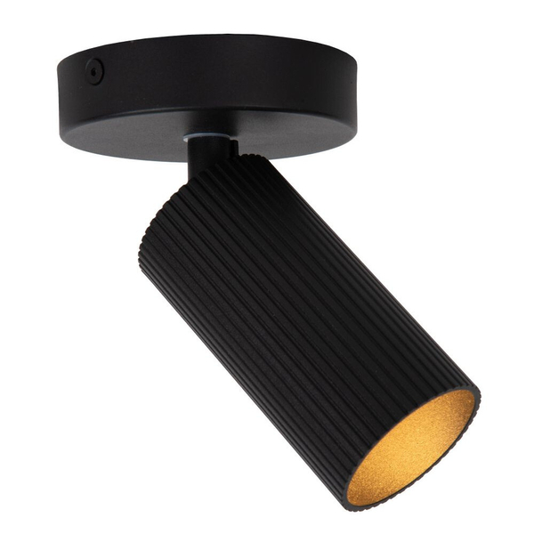 Sufitowa lampa tubka CLUBS 09939/01/30 Lucide kuchenna z regulacją czarny