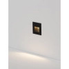 Elewacyjna lampa wpust NORVEZO LE75323 LED 3W 3000K IP65 biała czarna