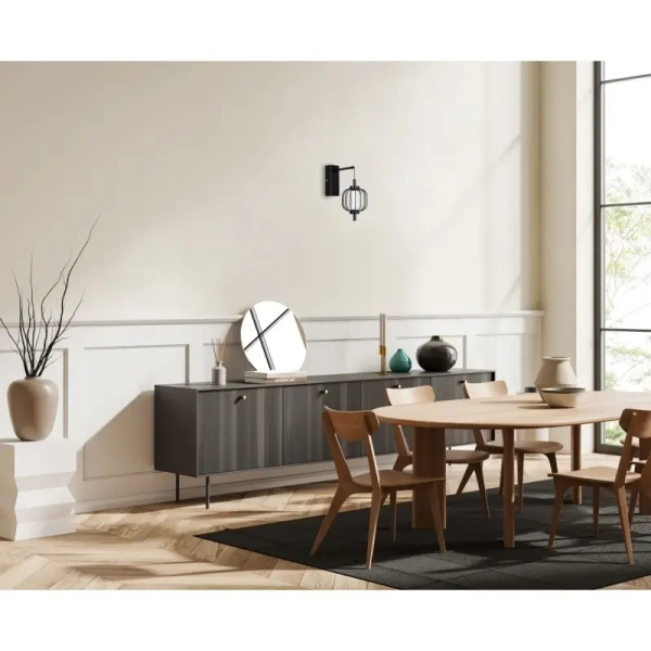 Ścienna lampa do sypialni Pedro WL-34405-1-BK LED 4W 3000K czarny