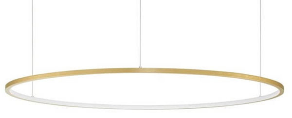 Lampa wisząca TOLUCA LE42779 Luces Exclusivas pierścień LED 58W 3000K złoty