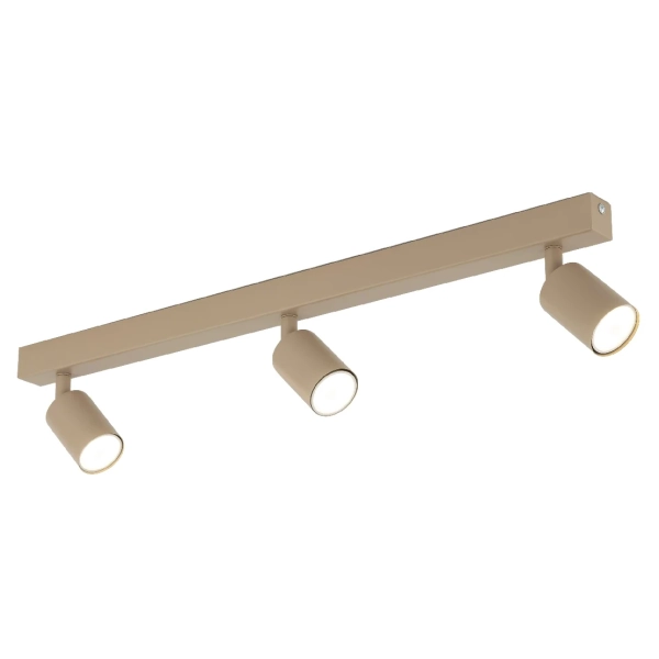 Podłużna lampa sufitowa Nex Sabia 10629 na podsufitce tubki beżowy