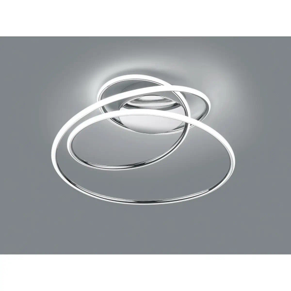 Plafon Bologna R67051106 chrom LED 36W 4000K ściemnialna 50cm