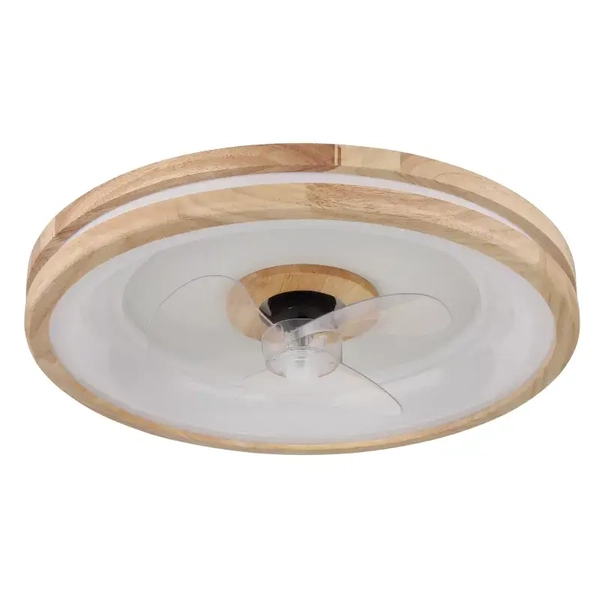 Sufitowa lampa GATIAN 03650 LED 30W 2700-6500K wentylator drewniany biały