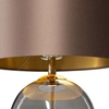 Stojąca LAMPKA stołowa SALVADOR 41043107 Kaspa szklana przydymiona brązowa