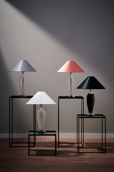 LAMPA stołowa REA 40601101 Kaspa stojąca LAMPKA nocna biała