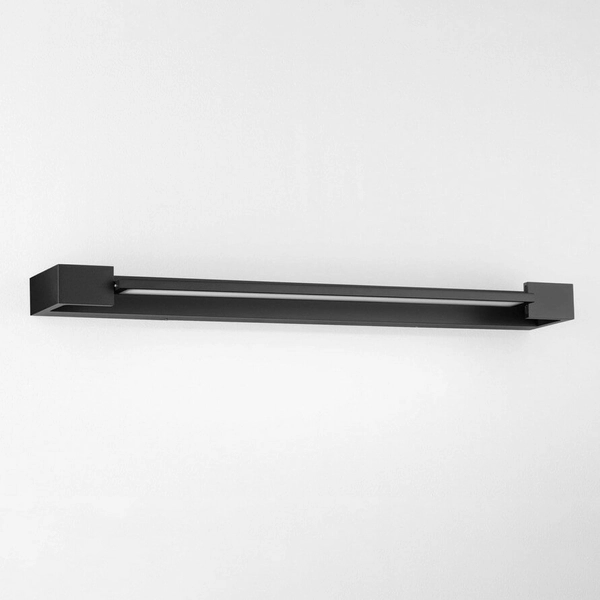 Ścienna lampa do łazienki JUSTO LE44302 LED 17W 3000K IP44 nad lustro czarna