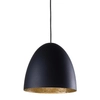 Jadalniana lampa wisząca Egg 9022 czarny zwis metalowy nad stół