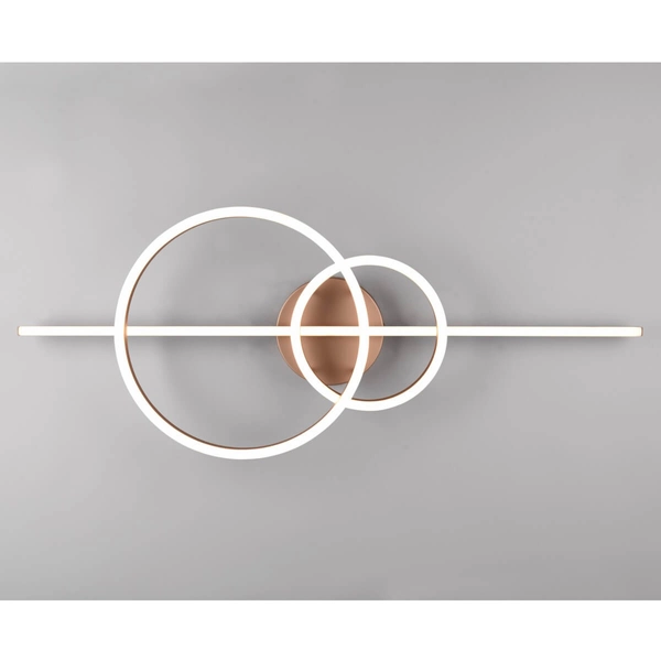 Sufitowa lampa okragła MONTILLA 643010365 LED 54W 2700-6000K pilot brązowy