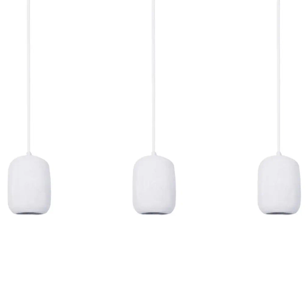Wisząca lampa nad wyspę Olo 3 41407 do kuchni owalna biała
