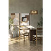 Wisząca lampa salonowa Koshi P0499 Maxlight ratan boho biały beżowy