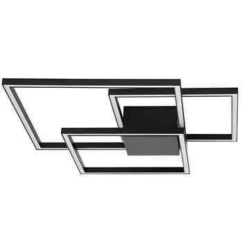 Sypialniana lampa sufitowa Pico LED 42W nad łóżko czarna