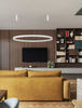 Wisząca lampa nowoczesna JACA LE42769 nad stół LED 80W 3000K biała