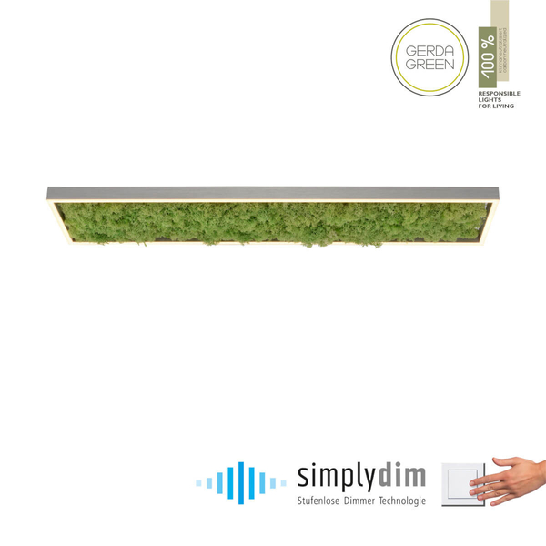Dekoracyjny plafon GREEN KNUT 15623-66 LED 25W 3000K do jadalni zielony