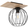 Czarny plafon Cyber 32357 kuchenna lampa nasufitowy druciak