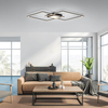 Natynkowa lampa Asmin squares LED 45W 3000K aluminium stal