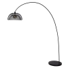 Łukowa lampa podłogowa MESH 30773/01/30 Lucide do czytania czarny