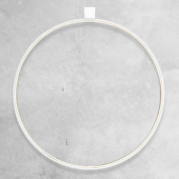 Biała lampa ścienna Agaro 4313 LED 26W 4000K okrągła do holu biała