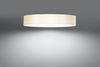 LAMPA plafon SL.0813 sufitowa OPRAWA okrągła abażurowa biała