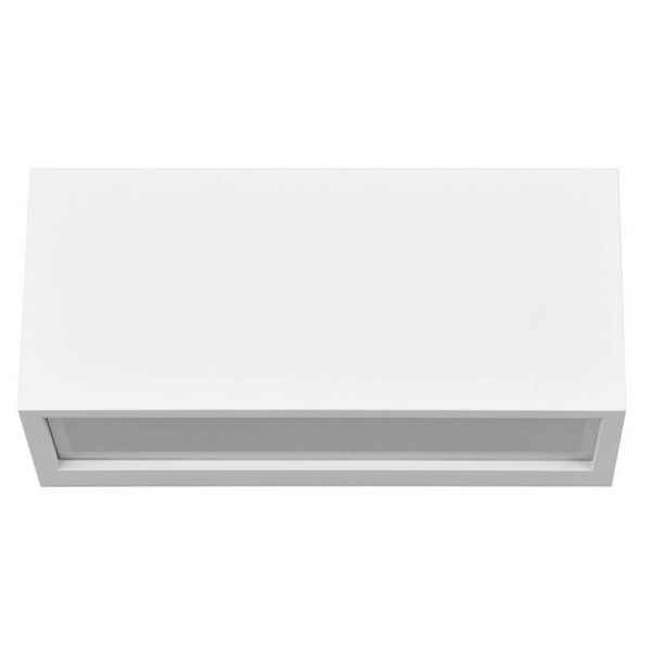 Prostokątna lampa ścienna MAYENNE 218560231 do łazienki IP44 biała