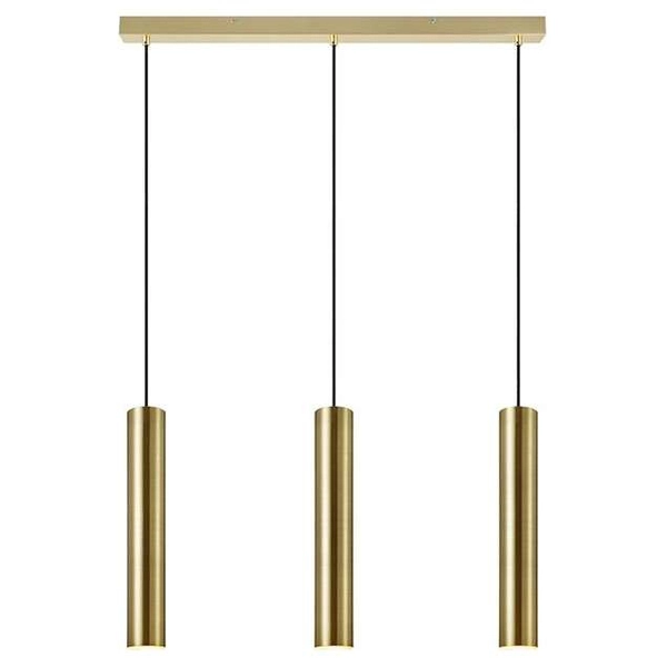 LAMPA wisząca RUBEN 107883 Markslojd metalowa OPRAWA na listwie ZWIS tuby złote